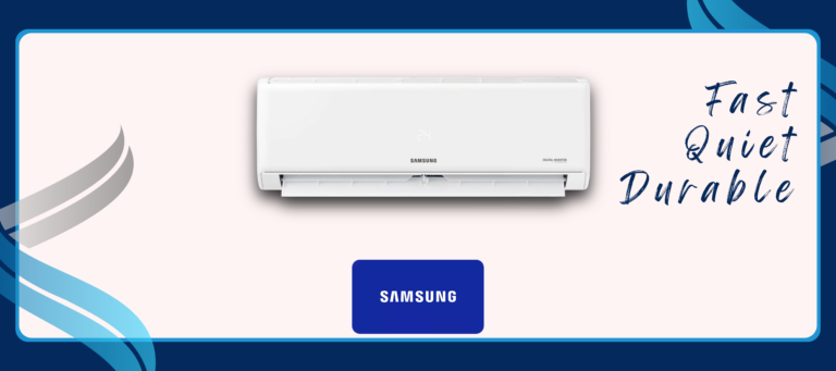 High quality image depicting a Samsung 12000 BTU Inverter indoor aircon unit