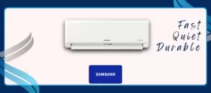 High quality image depicting a Samsung 12000 BTU Inverter indoor aircon unit
