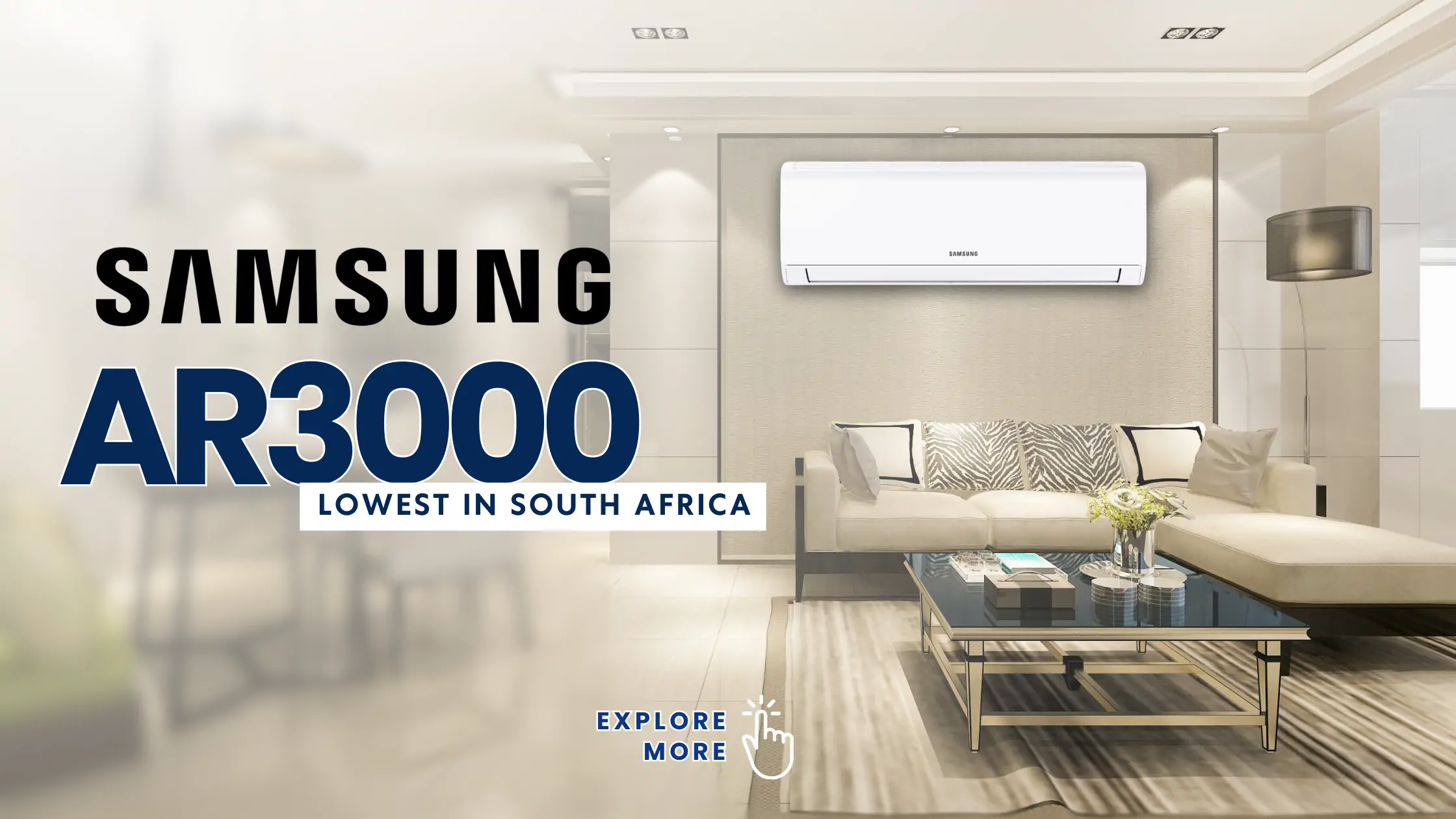 Samsung 12000BTU AR3000 Non-Inverter Air Conditioner